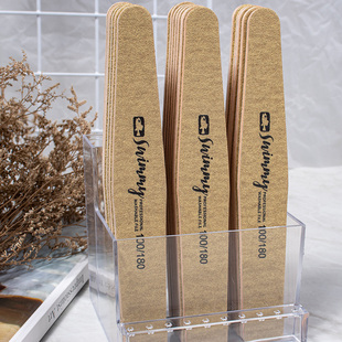 swimmy黄色美甲搓条打磨条专用砂条指甲锉耐用水洗修指甲型不掉沙