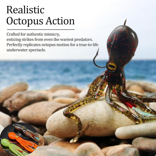 路亚饵鱿鱼章鱼乌鱼软饵21g/9cm