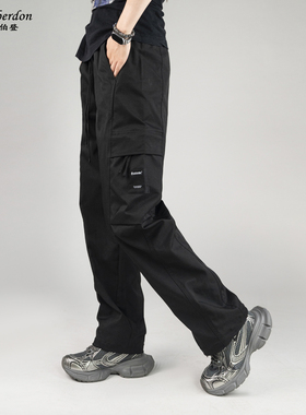 阿玛伯登2025秋季新款宽松直筒裤美式户外工装休闲裤百搭运动长裤