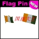科特迪瓦 Coast 国旗徽章 商务会展 金属胸针 Ivory FLAG PIN