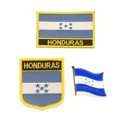 国旗布贴徽章背胶刺绣肩章