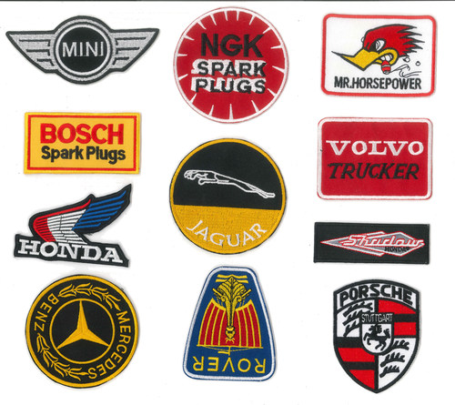 2025 赛车 外贸汽车车标 布贴 Racing Car patch 赛道日 刺绣袖章