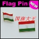 FLAG 商务会展 PIN 金属胸针 Tajikistan 塔吉克斯坦 国旗徽章