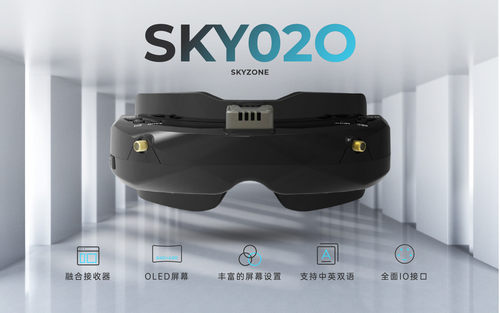 SKYZONESKY02OFPV航拍视频眼镜