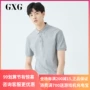 Spot GXG Men 2019 Mùa hè Thời trang mới Màu xám Áo ngắn tay Áo thun Áo thun nam Tide GY124512C - Polo áo polo nam đẹp