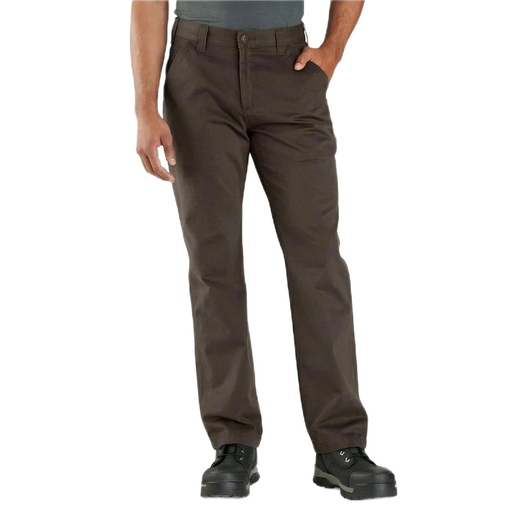 Carhartt/卡哈特纯色图案Logo直筒宽松单膝伐木工装休闲裤B324