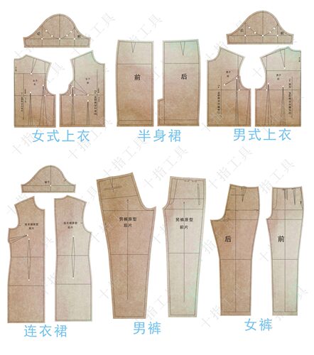 裤子连衣日本新文化原型汇总样板