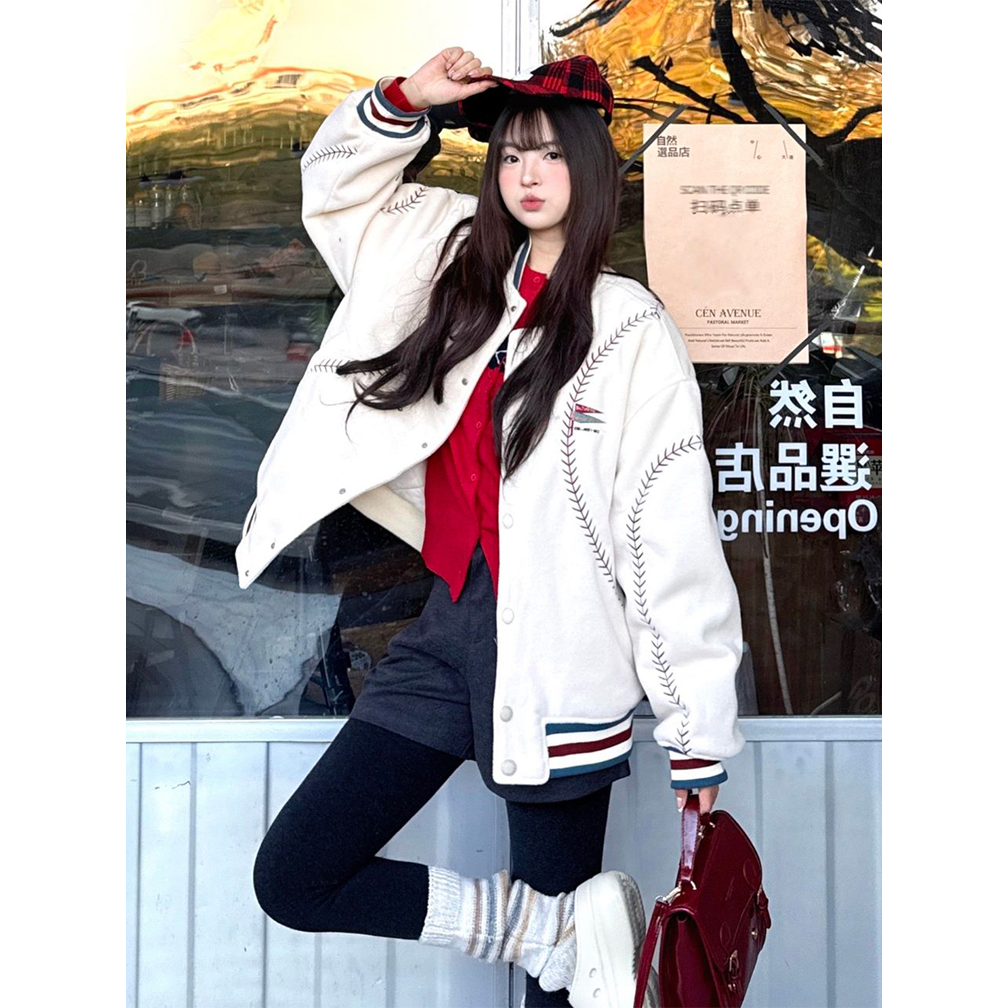 【免费试穿】美式复古vibe棒球服