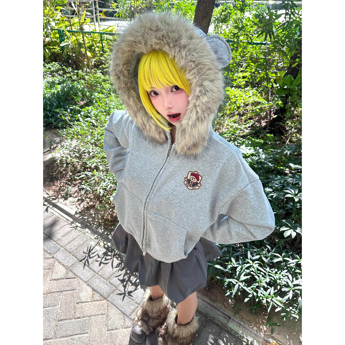 【赠运费险】小熊耳朵连帽卫衣