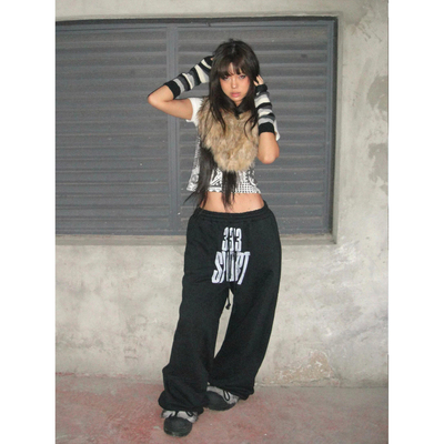 【免费试穿】黑色阔腿裤