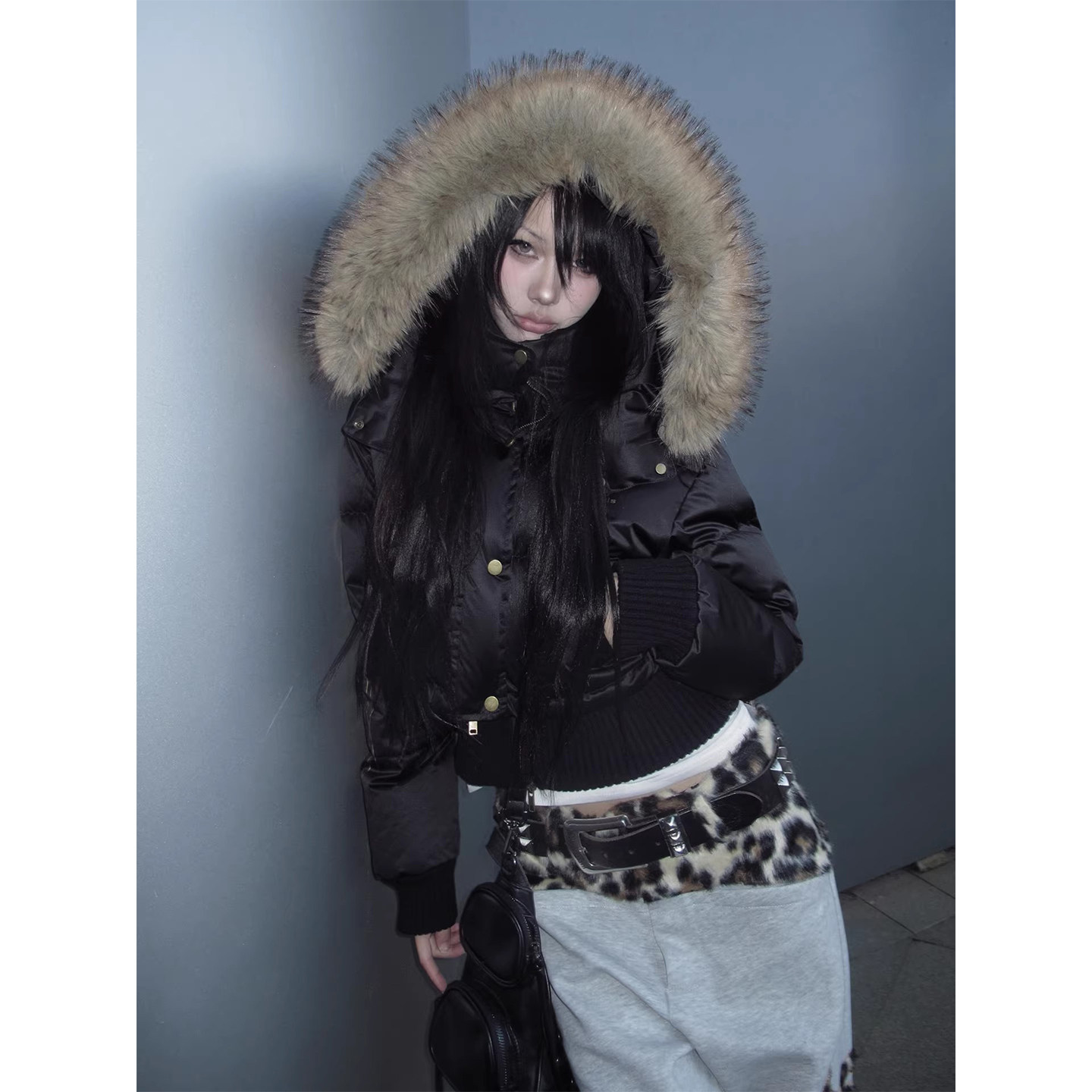 美式复古黑色棉服女冬季新款加厚短款毛领连帽棉衣情侣视觉系外套,女装/女士精品,棉衣/棉服,淘宝优惠券,粉丝福利购,淘宝优惠卷