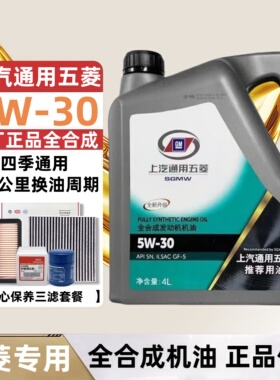 五菱全合成专用机油5W30宏光荣光小卡凯捷宝骏510 560730四季通用