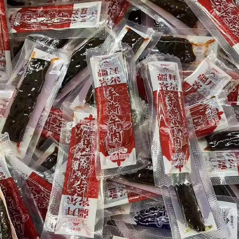 疆客拜尔正宗内蒙古特产新疆特产 手撕牛肉干500g 小包装网红零食