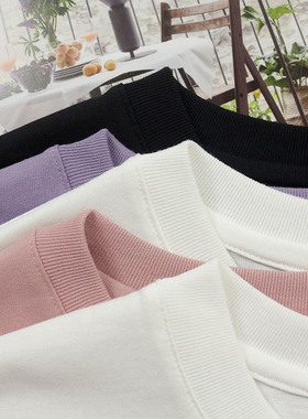 B122251 日本单 夏款宽松休闲百搭卡通图案短款纯棉T恤 女款