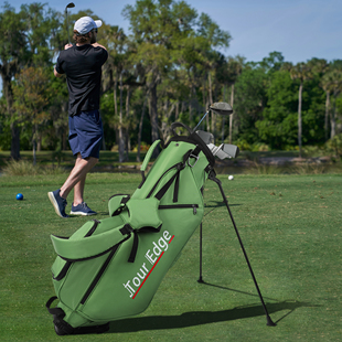 新款 高尔夫球包高尔夫支架包优质PU轻便大容量多功能便携男女通用