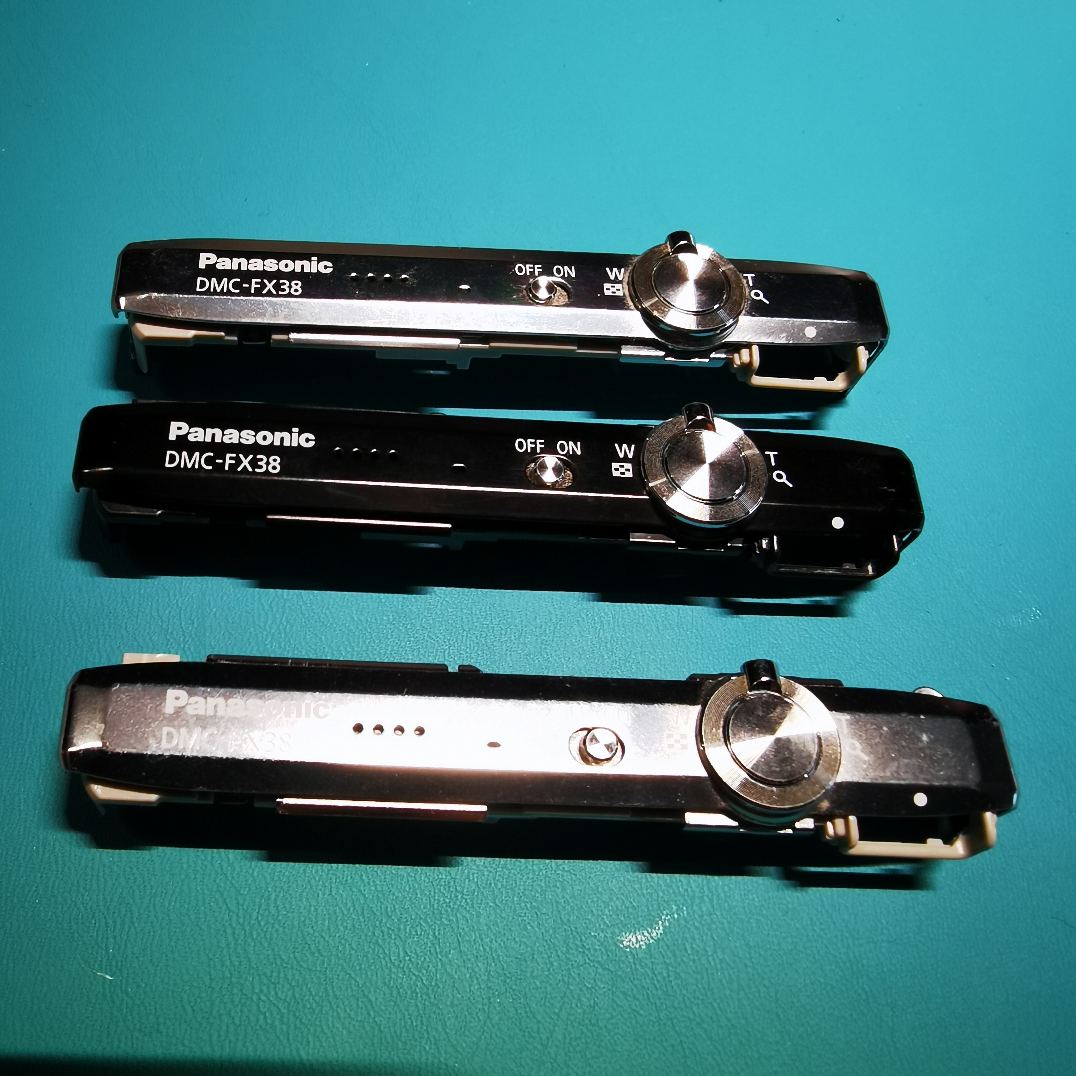 松下数码相机 FX38 顶盖板组件 快门开关按键变焦开关推拉杆