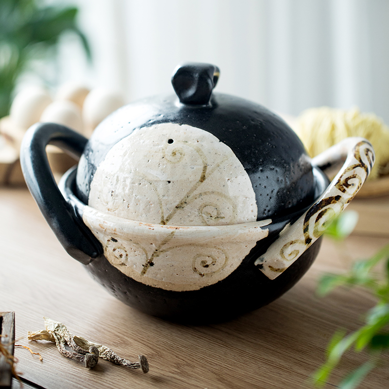 日本美浓烧可干烧砂锅