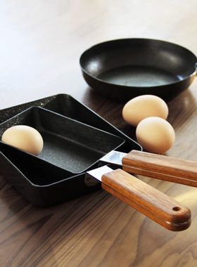 ambai平底煎锅铁锅日本