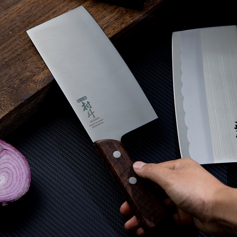 日本进口下村中式大菜刀切菜切肉