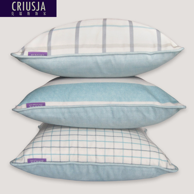 克瑞斯华夫抱枕沙发靠垫办公室腰枕床头汽车靠背格子条纹纯色靠包,居家布艺,靠垫/抱枕,淘宝优惠券,粉丝福利购,淘宝优惠卷