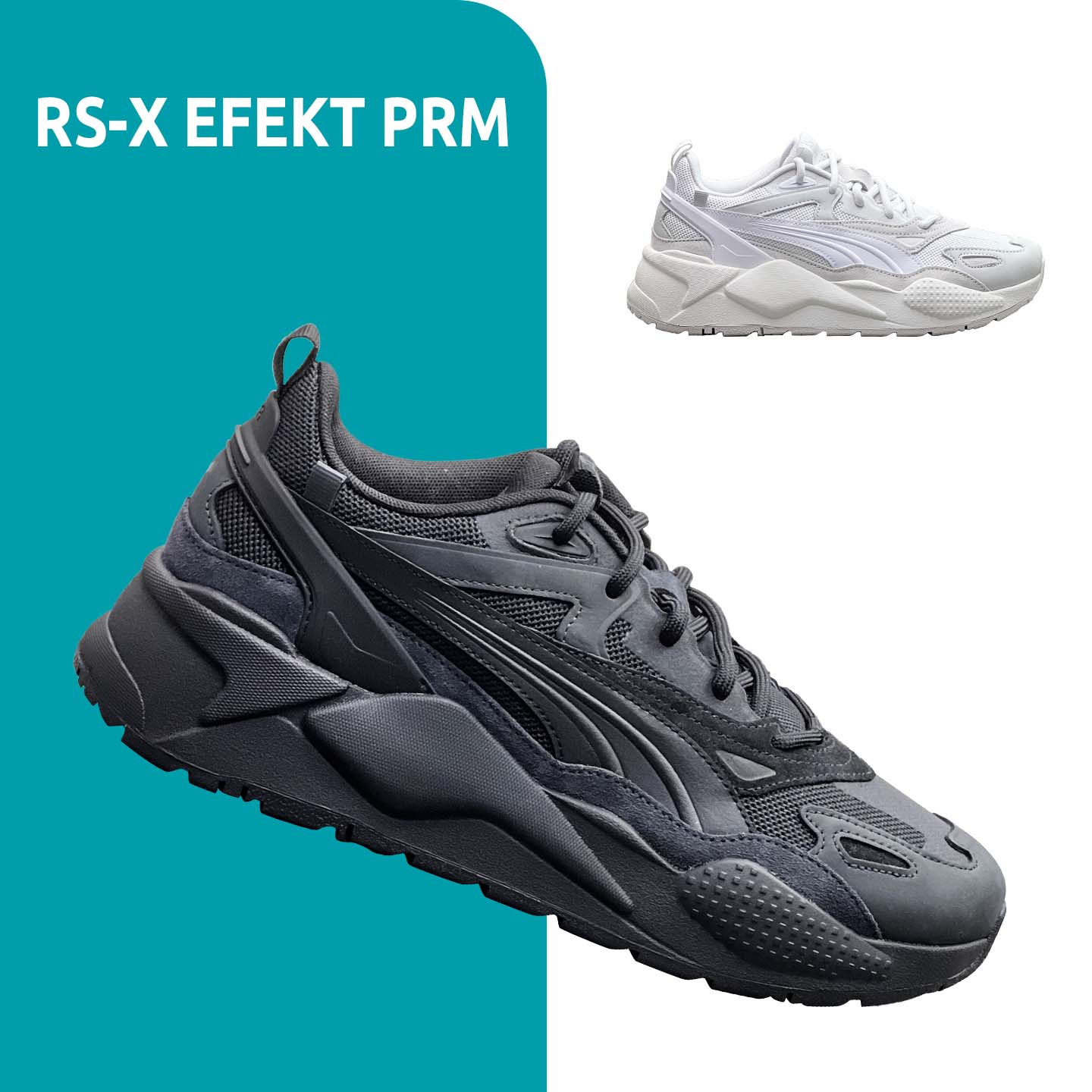 PUMA正品！低帮男全黑减震老爹鞋