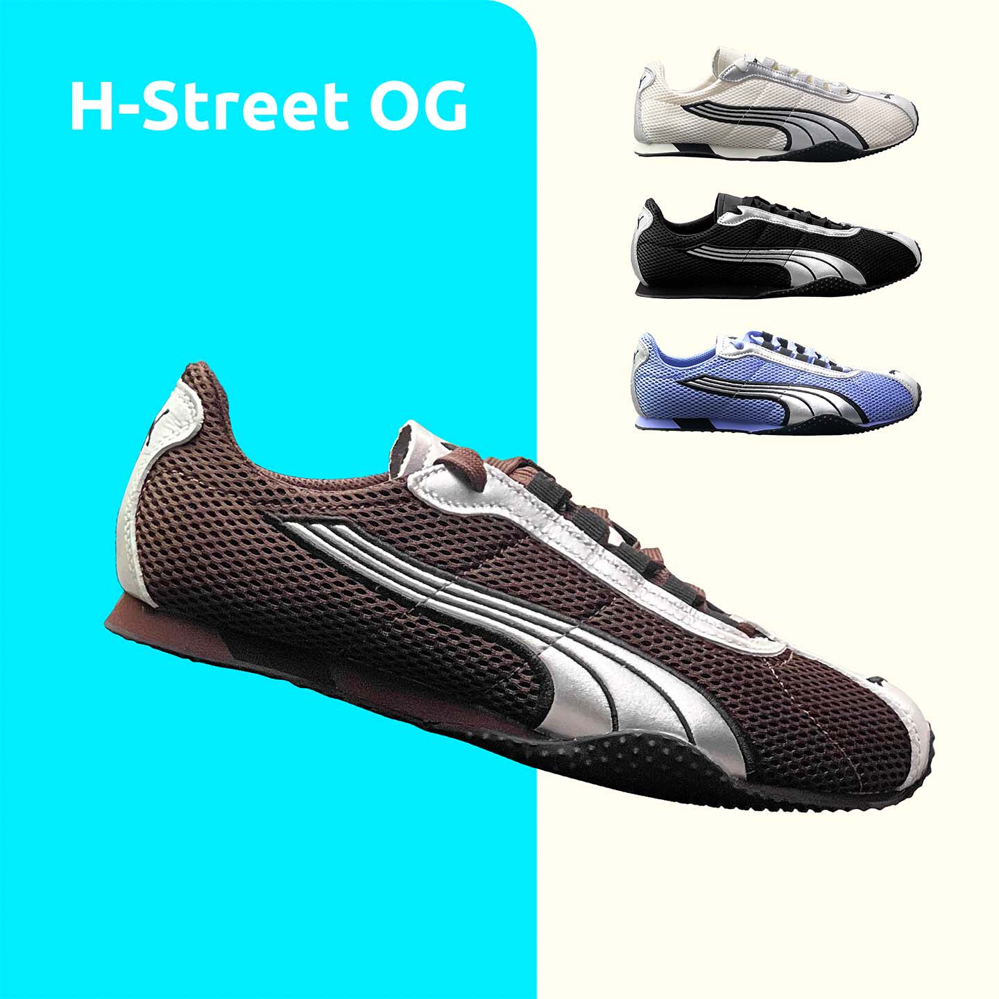 张凌赫同款PUMA H-STREET低帮男女鞋春夏网眼透气薄底T头鞋403692