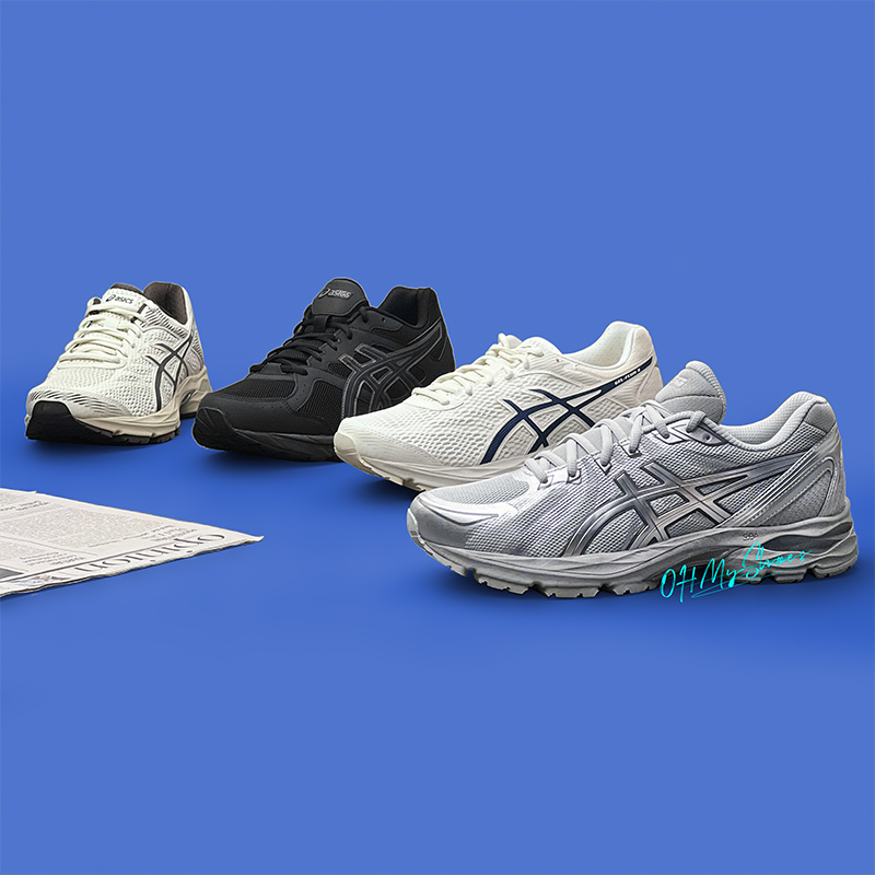 Asics正品!FLUX男透气缓震跑鞋