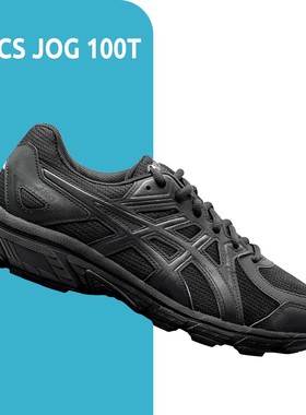 ASICS JOG 100T低帮男鞋女鞋全黑复古透气轻便老爹运动鞋1021A463