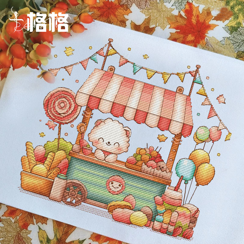 十格格十字绣法国DMC绣线套件