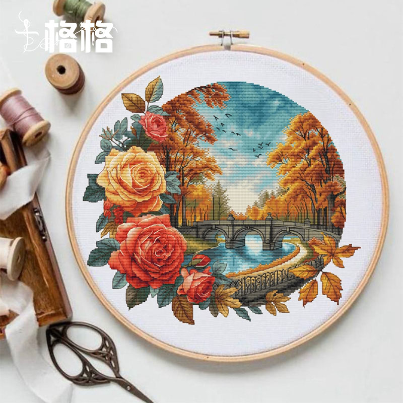 十格格十字绣法国DMC绣线套件