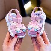 3岁小童宝宝学步鞋 2026夏季 女防滑软底防踢幼儿1 小公主凉鞋 时尚