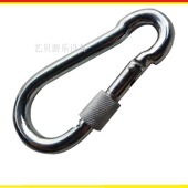 儿童蹦极设备配件安全扣挂钩带锁弹簧钩调节承重扣金属扣厂家直销