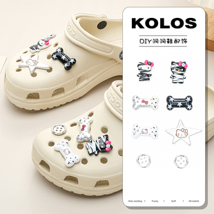 hellokitty洞洞鞋鞋花适配crocs高级感可爱KT猫鞋扣配饰diy装饰扣
