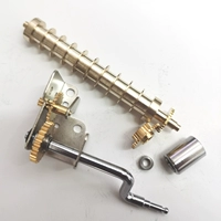 Тонкая латунная трубка с шестернями, ручка