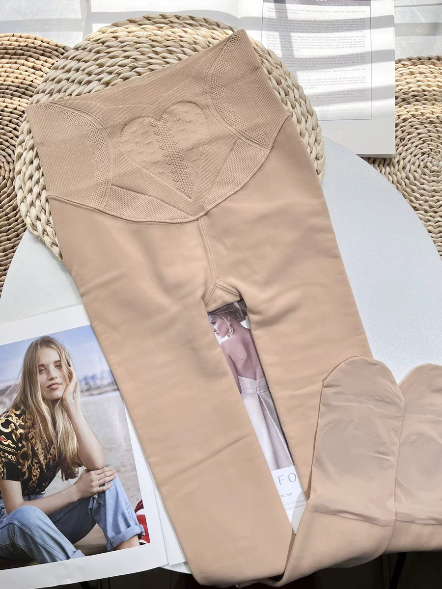 光腿神器水光袜加绒高腰收腹连裤袜打底袜加厚冬