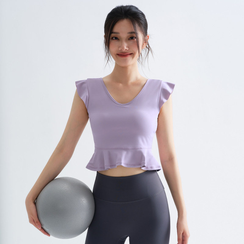 运动套装女速干短袖背心秋季大码修身遮肉户外跑步瑜伽服健身长裤