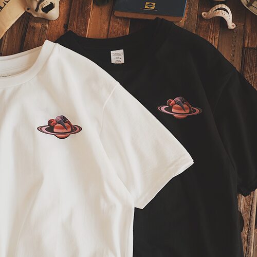 男潮流宽松ins情侣半袖短袖t恤