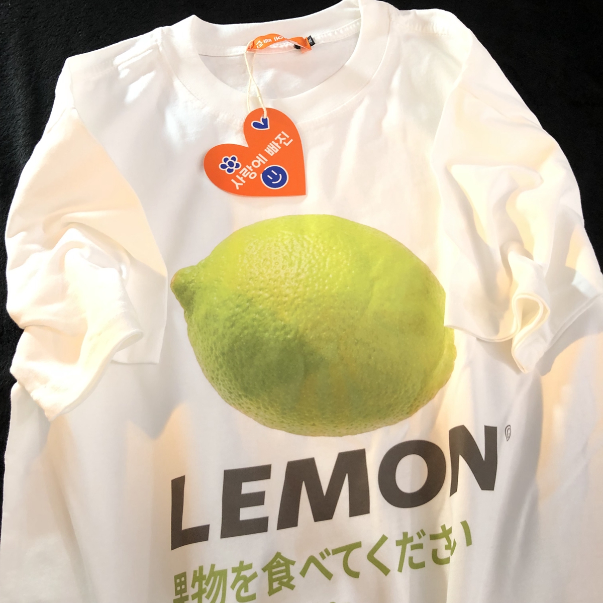 Daiwing青柠檬情侣盐酷复古短袖