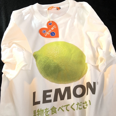 Daiwing青柠檬情侣盐酷复古短袖