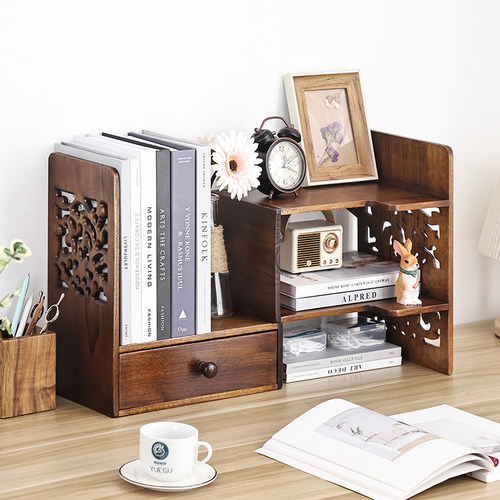 异丽新中式复古实木架子