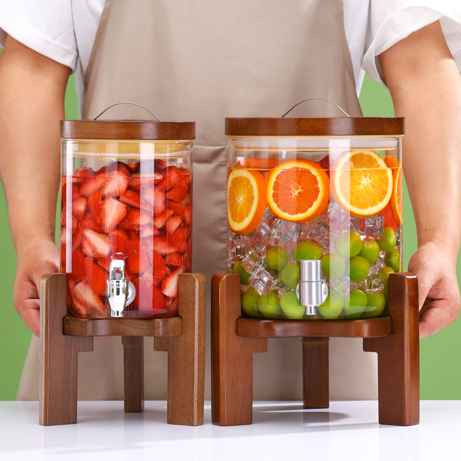 青梅杨梅泡酒玻璃瓶大号密封罐荔枝酒瓶自酿酒罐果酒发酵酒桶酒坛