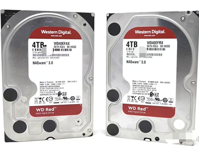全新WD/西部数据WD40EFRX 4TB硬盘4T红盘NAS3.0西数4T红盘