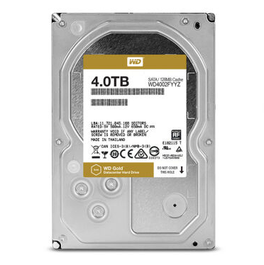 WD/西部数据WD4002FYYZ台式机硬盘服务器西数4T全新金盘128M企业
