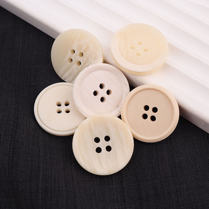 高档圆形米白黄色中式大衣风衣西装外套毛衣哑光纯色树脂纽扣扣子,居家布艺,纽扣,淘宝优惠券,粉丝福利购,淘宝优惠卷