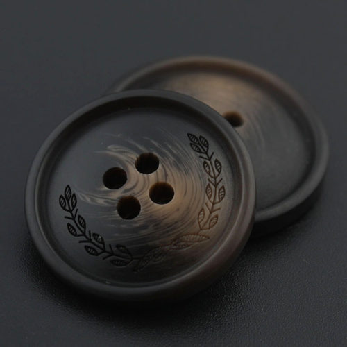 圆形树脂大衣纽扣西装棕色风啡