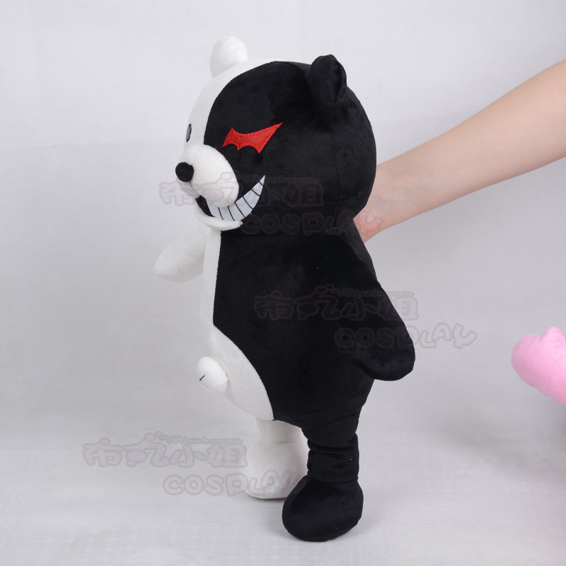 Peluche manga      en peluche Sur le projectile casse Ours noir et blanc - Ref 2698124 Image 2