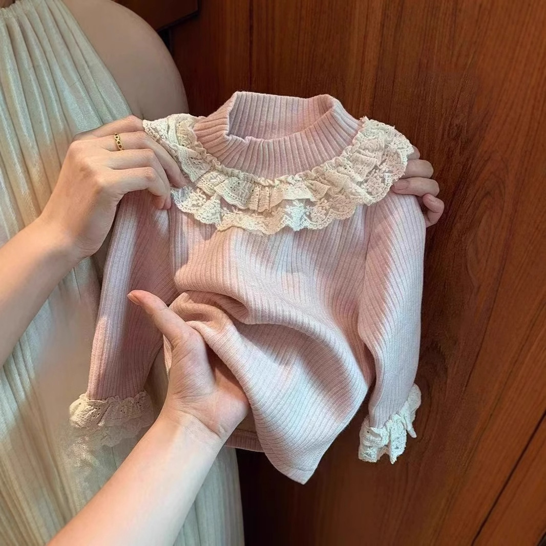 森系女童加绒卫衣套装秋冬儿童冬装女孩女宝宝森系保暖衣冬季加厚