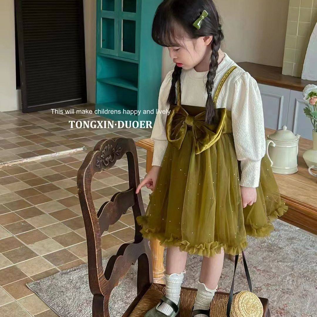 女童时髦洋气连衣裙女孩潮流韩版公主裙女周岁春秋季网红裙子,童装/婴儿装/亲子装,连衣裙,淘宝优惠券,粉丝福利购,淘宝优惠卷