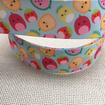 25mm新款水果印花织带服装辅料