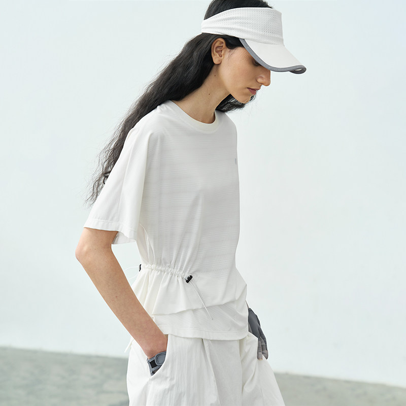 【特价】半圆女装[运动]2026夏季廓形感宽松三色短袖t恤女上衣